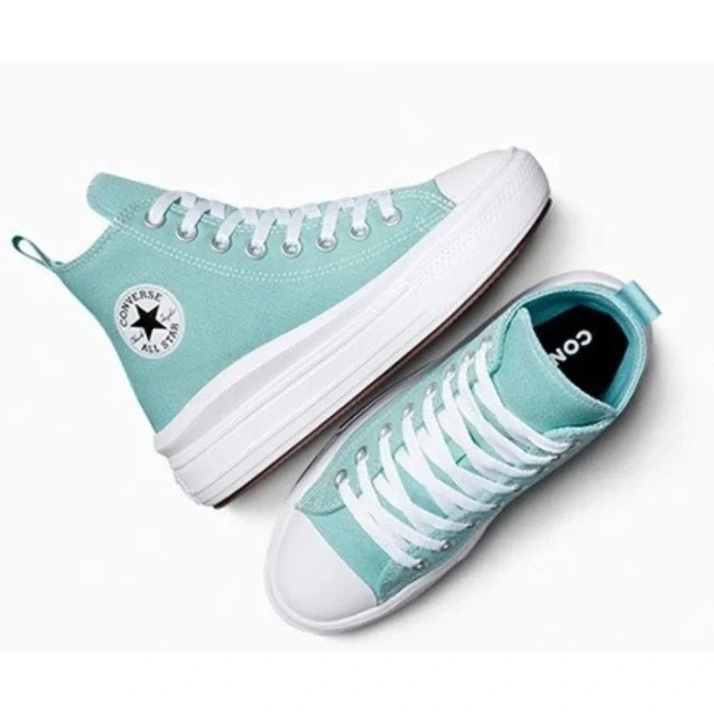Converse Chuck Taylor All Star Move Vernal Blue Shoes‎ Sz 5 Kids A10703C NIB